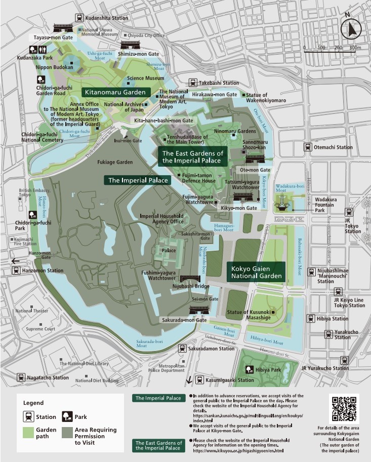 Garden Map｜Kokyo Gaien National Garden｜The National Environmental